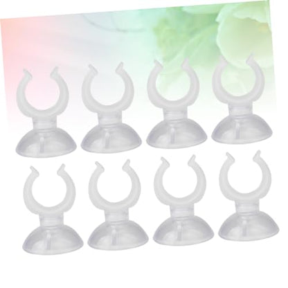 FOMIYES 3sets Cups Heavy Duty for Aquarium Fish Tank Holder Clamp Easy Install Clip 8pcs*3