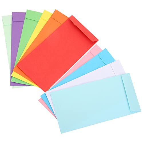 120pcs Colored Cash Envelopes Self-adhesive Money Envelopes for Budgeting Tips and Checks for Savings Challenges and Daily Use