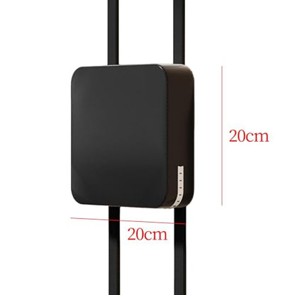 Fancyes Wall Mounted Punching Pad, 7.87 x 7.87 in PU Leather Boxing Target for Karate and Martial Arts Home Training