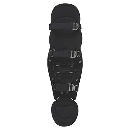 Champion Sports 11" L Single Knee Shin Guards with Wrap-Around Padding - Ages: 7-9
