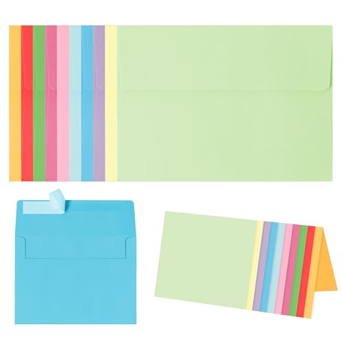 Keketer Bright Multicolor 5x7 Cards & Envelopes Set - 30 Pack for DIY - color: Multicolor, size: 30 Pack A7 (5.31x7.28in) Cards and Envelopes