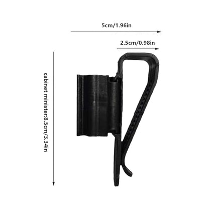 Aquarium Fish Tank Inflow Outflow Tube Holder 30pcs Aquarium Tube Holder Clip Fish Tank Water Change Hose Support ABS Plastic Glass Mount with Anti-Slip Design for Glass Fish Tanks(Black) - color: Black