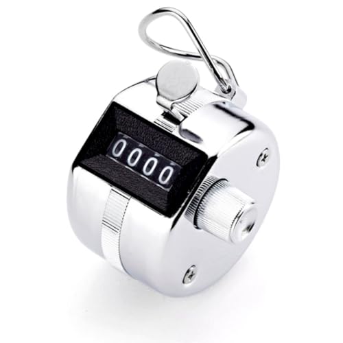 TC-04 Handheld Tally Counter, Digital Pitch Counter Clicker, Mechanical Lap Counter, Taiwan Made Heavy Duty Counter - size: 1-Pack