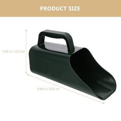 Beavorty Fish Tank Sand Shovel and Plastic Sand Scooper with Perforated Barrel for Aquarium Gravel Cleaning, Portable Fish Tank Accessory for Aquatic Plant Substrate Maintenance