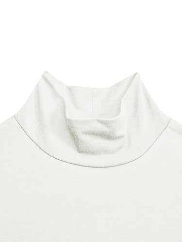 WSPLYSPJY Women High Neck Abaya Muslim Dress Solid Color Prayer Robe - color: White, size: XX-Large