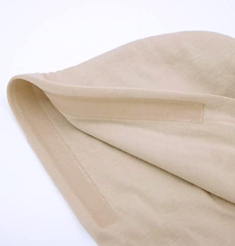 Modefa Islamic Women's Non-Slip Cotton Hijab Bonnet Cap Underscarf - color: Beige