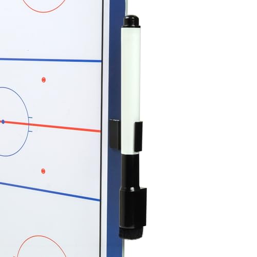 Cannon Sports Dry Erase Coaches Board with Marker - Double-Sided Dry Erase Coaching Board for Baseball, Basketball, Football, Soccer, and Hockey - Perfect for Practices and Games (Hockey) - style: Hockey