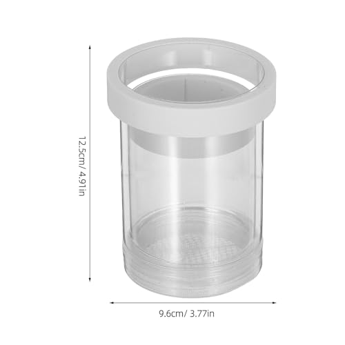 Floating Fish Breeding Isolation Box and Egg Incubator System, Small White Aquarium Hatchery Tank Divider for Guppy Fry Nursery and Fish Tank Separation