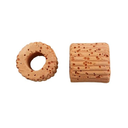 10PCS Plant Securing Ring 25mm Ceramic Cultivation Ring Base Suitable for Fish Tank and Aquarium Landscaping