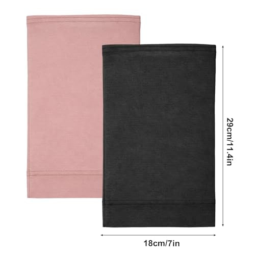 2 Pcs Hijab Undercap Undercaps for Hijab No Slip Under Scarf Hijabs Cap Hijabs Caps for Women Muslim Under Cap Inner Unders Scarf Hat Turban for Turban Tube Neck Cover Black, Khaki