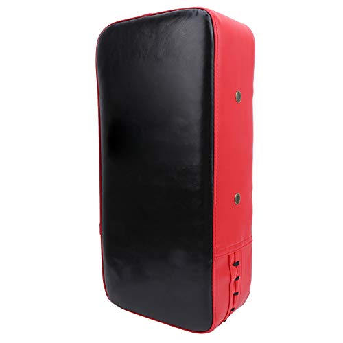 Boxing Kicking Punching Pad Training Fighting Foot Target Pad, TearResistant Punch Protector for Boxing, Kickboxing, MMA - color: Black and Red