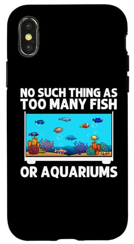iPhone X/XS Funny Aquarium For Men Women Fish Tank Lovers Reef Keeper Case