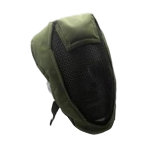 Breathable Total Faces Cover with Reinforced Steel Net Fencing Guard for Improved During Athletic Competition Strong Strength Fencing Guard - color: A