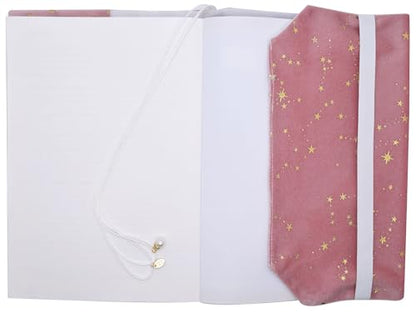 BLBMH 10x7 Fabric Book Covers for Hardcover Paperbacks Bible - Velvet Pink - color: Velvet Pink
