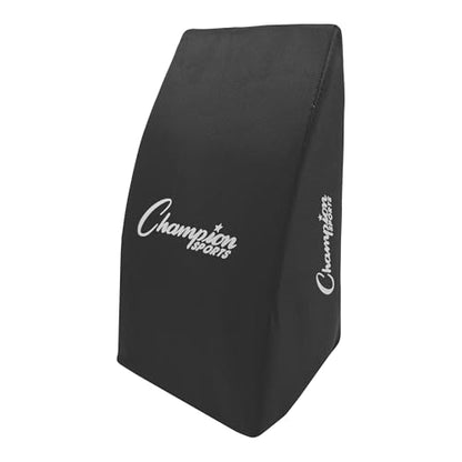 Champion Sports Cushioned Catcher's Knee Support – Ergonomic Design for Players 5'8" and Over – Black - size: 5'8" and Above