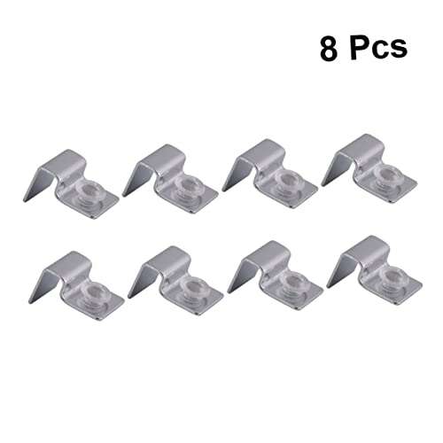 8pcs Stainless Steel Fish Tank Cover Holder Practical Aquarium Bracket Support Durable and Safe for Fish Tanks for Covering Aquariums