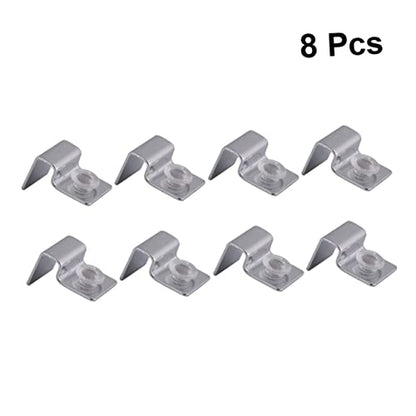 8pcs Stainless Steel Fish Tank Cover Holder Practical Aquarium Bracket Support Durable and Safe for Fish Tanks for Covering Aquariums