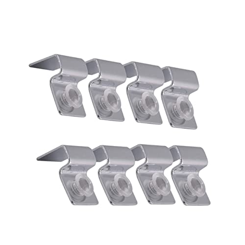 8pcs Stainless Steel Support Brackets for Glass Aquarium Covers Durable and Practical Fish Tank Holders for Easy Cleaning and Secure Fitting