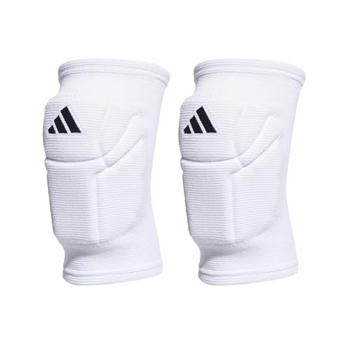 adidas Unisex-Adult Elite Knee Pad - color: White/Black, size: Small