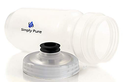 Simply Pure Purist 22 Oz BPA-Free, Sport & Bike Squeeze Water Bottle by Specialized Bikes (Fixy Cap)