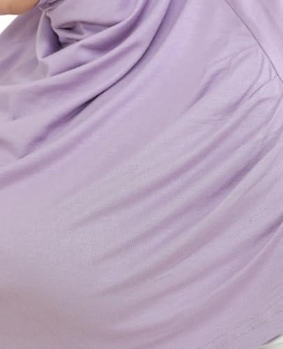Prien Ready To Wear Hijab For Women, Instant Turban, Soft Muslim Scarf For Prayer, Long Hijabs, Islamic Clothes, Jersey Abaya - color: Damson