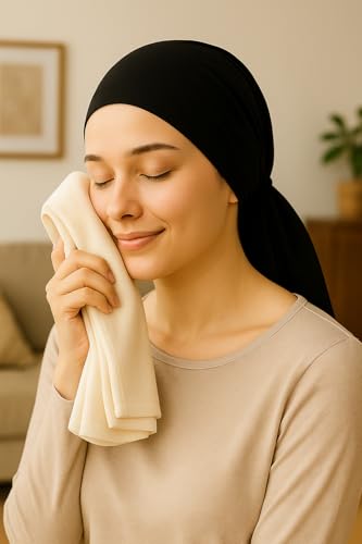 The Grip Cap Non-Slip Hijab Undercap for Women – Breathable Under Hijab Cap – Athletic & Daily Wear–Black & Lilac - color: Black
