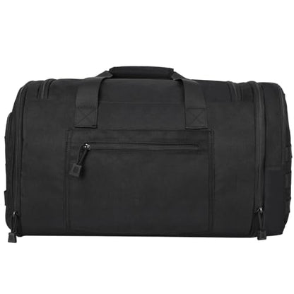 HILOMON Duffle Bag for Travel Mens Gym Sport Overnight Weekender Bags | 38L-45L Expandable Capacity, Airline Approved Carry-On Size, YKK Zippers, Separate Ventilated Shoe Compartment
