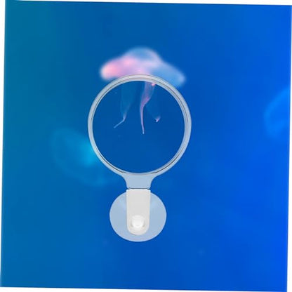 TOYANDONA Aquarium Magnifying Glass Suction Cup Observation Magnifier for Small Animals Plants and Micro Landscapes Durable Viewer for Effortless Installation and Use