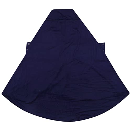 AIBEARTY Women Fashion Instant Muslim Turban Hijab with Snap Fastener Breathable Headscarf Bonnet Cap Turban Hat Shawl - color: Modal Navy -3 Buttons
