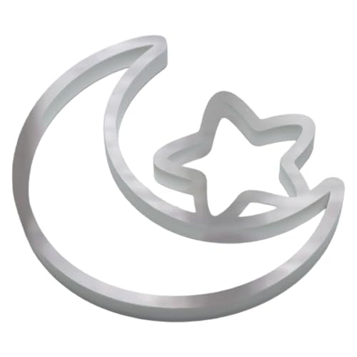 Fish Feeding Portals for Betta & Aquariums | Floating Food Rings & Breathing Windows (Multiple Shapes & Colors) (Moon - Clear) - color: Moon - Clear