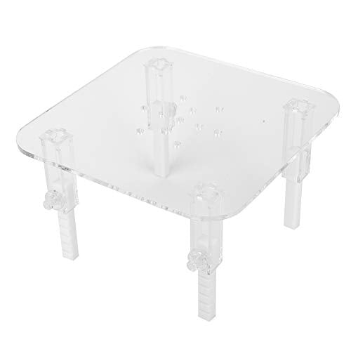 Protein Skimmer Stand Protein Separator Bracket Adjustable Height | Acrylic Bracket Protein Separator Heightening Accessories for Aquarium Fish Tank - size: Middle