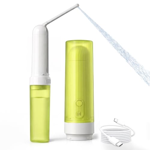 Electric Portable Bidet Sprayer with 3 Pressure Modes Green - color: Green