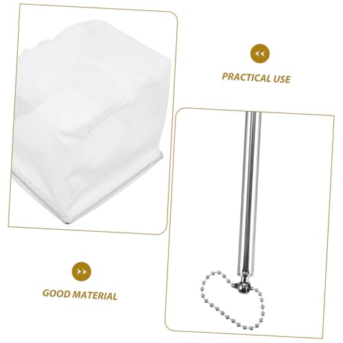 Mikinona 3pcs Adjustable Stainless Steel Fishing Nets with Fine and Coarse Mesh, Portable Shrimp and Small Fish Nets for Kayak, Boat, Aquarium, and Fishing Accessories
