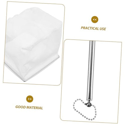 Mikinona 3pcs Adjustable Stainless Steel Fishing Nets with Fine and Coarse Mesh, Portable Shrimp and Small Fish Nets for Kayak, Boat, Aquarium, and Fishing Accessories