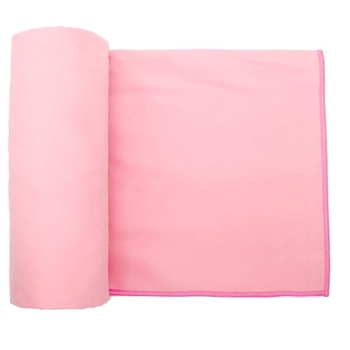 Eunzel Hot Yoga Towel Non Slip Yoga Mat Towel Non-Slip Sweat Absorbent Microfiber Towel for Hot Yoga, Pilates and Workout 72" x 26.5", Pink - color: Pink