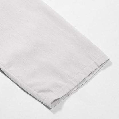 Men Islamic Caftan Thobe Big and Tall Breathable Prayer Clothes Saudi Arabic for Eid Home Casual Wear - color: White, size: Small