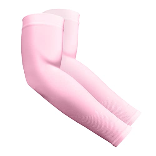 YESLIFE UPF 50 Cooling Sports Arm Sleeve for Men&Women - color: Pink