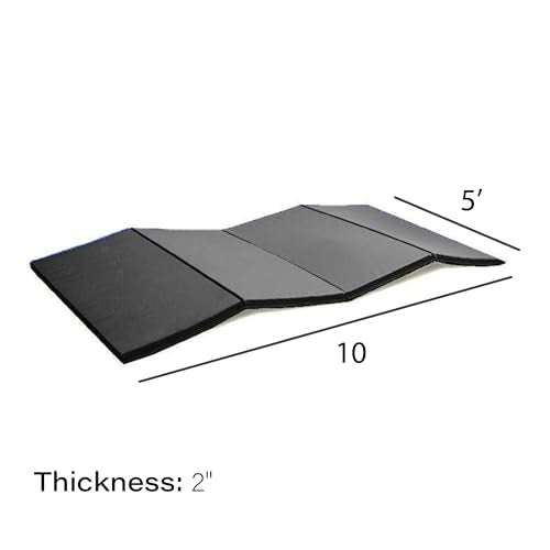 COCO MATS 'N MORE High Density Foam Karate Mat V4 – Non-Slip Cushioned Gym Mat with Cross-Linked Polyethylene Foam Core, Durable Exercise Mat & Padded Floor Mat for Martial Arts - size: 5' x 10'