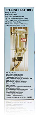 Lixit Pet Glass Water Bottle, 32-Ounce - size: 32 oz Large Tube