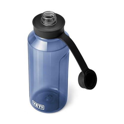 YETI Yonder Water Bottle with Yonder Tether Cap, Lightweight, Leakproof and BPA-Free - color: Navy, size: 50 Ounces
