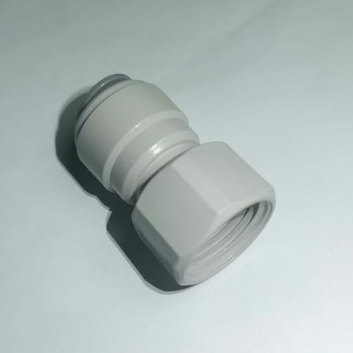 Acetal Copolymer 1/2" Tube OD Tube Fittings,1/2" Female Adapter, Push to connect for RO water filter system parts (pack of 5) - style: Female Adapter 1/2"