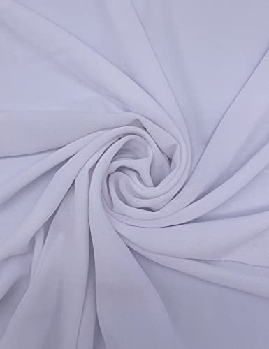 Txameru Hijab for Women Chiffon Hijab Scarfs for Women Long Shawl - color: White
