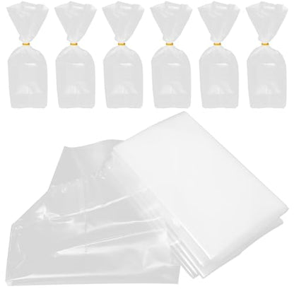 50 Pack Live Fish Transport Bags with Oxygen, Small Plastic Packaging Bags 20x35x12cm for Aquarium, Shrimp, and Ornamental Fish Shipping and Handling