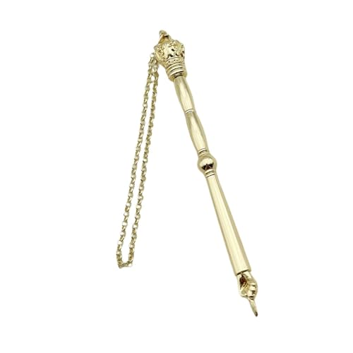 Yad Torah Pointer Bible Pointer Home Decor Zinc Alloy Bible Reading Tool Hand Pointer for Adults Jewish Bar Mitzvah Fireplace, Golden Crown Head - color: Golden Crown Head