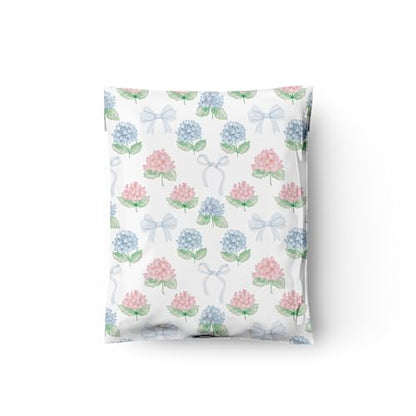 10x13 (100) Hydrangeas Summer Designer Poly Mailers Waterproof Self Sealing Tear Resistant Polymailers Shipping Envelopes Premium Printed Bags For Small Businesses - color: Hydrangeas, size: 10x13