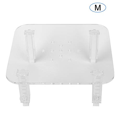 Protein Skimmer Stand Protein Separator Bracket Adjustable Height | Acrylic Bracket Protein Separator Heightening Accessories for Aquarium Fish Tank - size: Middle