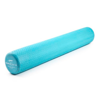 OPTP PRO-Roller Super Soft Density Foam Roller – Round, Light Blue, 36"x 6" | Low density foam roller for exercise, gentle massage, and physical therapy, gentle, forgiving compression, 36" x 6" round