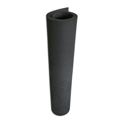 Rubber-Cal Elephant Bark Flooring 3/8-inch T x 4-feet - color: Black, size: 48"L x 48"W x 0.4"Th