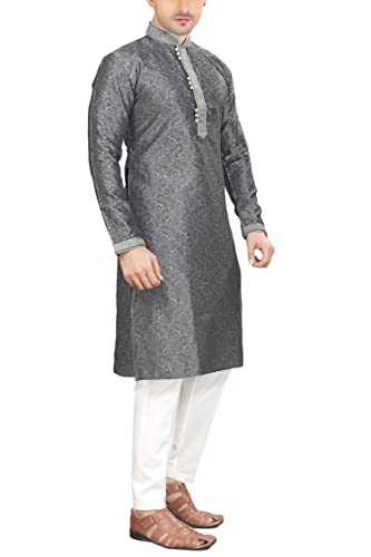 SK111 Men's Kurta Pajama Set Indian Traditional Party Wear Outfit - size: 42