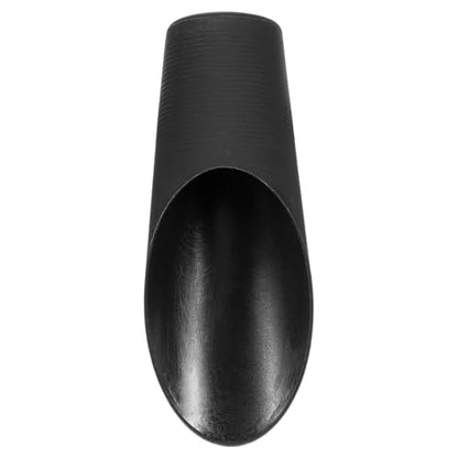 HARFINGTON Bonsai Soil Scoop 6.3" x 1.8" Plastic Colorful Mini Garden Shovel Cultivation Digging Transplanting Tools for Plant Flower Succulent Coffee Beans, Black - color: Black